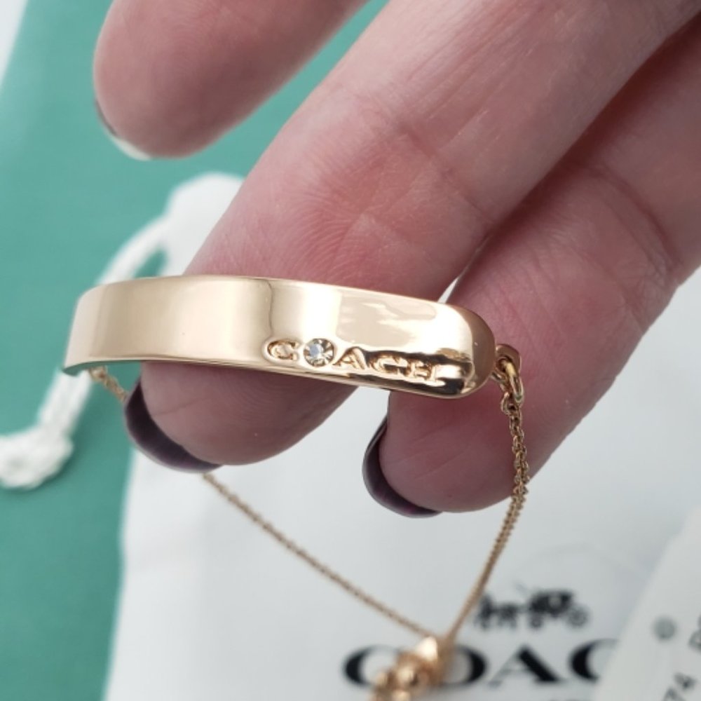 NWT Coach Rose Gold Bracelet